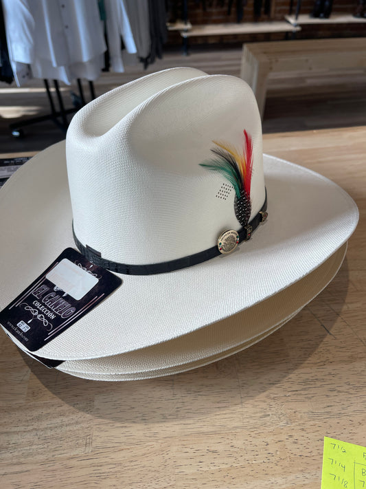 CANELO CHAPARRAL BLACK HAT BAND WITH PIN AND FEATHER
