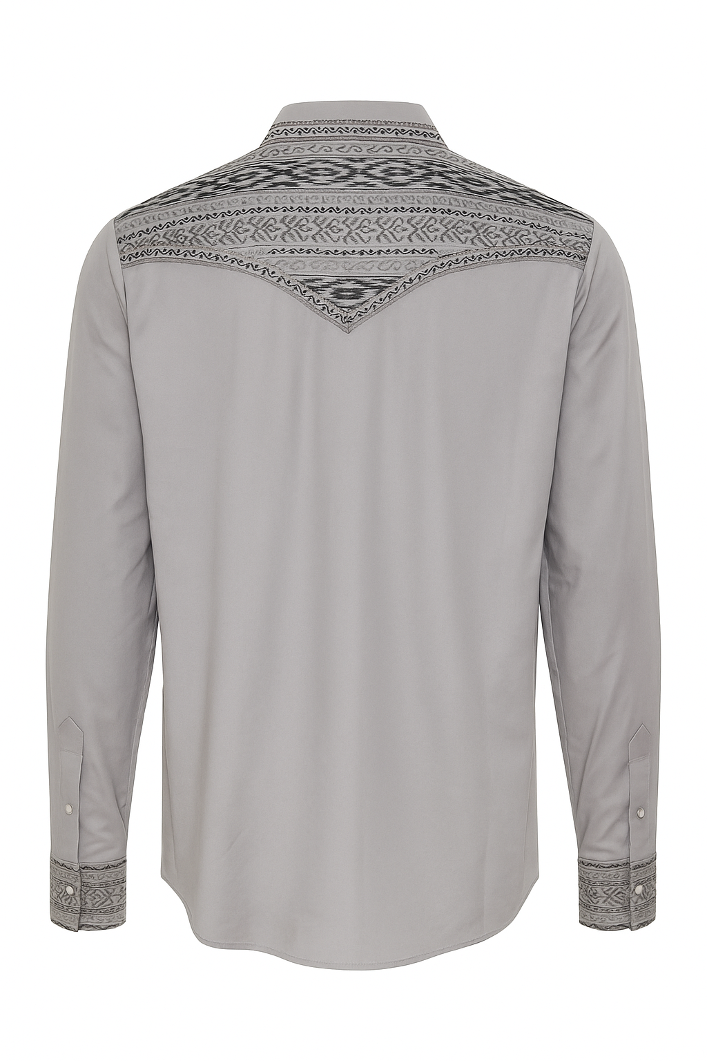 LV2217 LAMASINI LONG SLEEVE COWBOY SHIRT - GREY