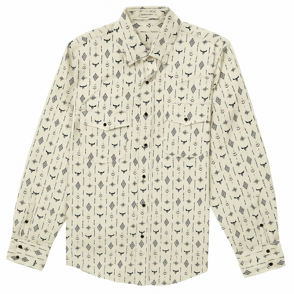 LV2216 LONG SLEEVE WHITE SHIRT
