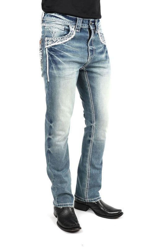 PHD9718 PLATINI TRIPLE STITCH SIGNATURE POCKET JEANS