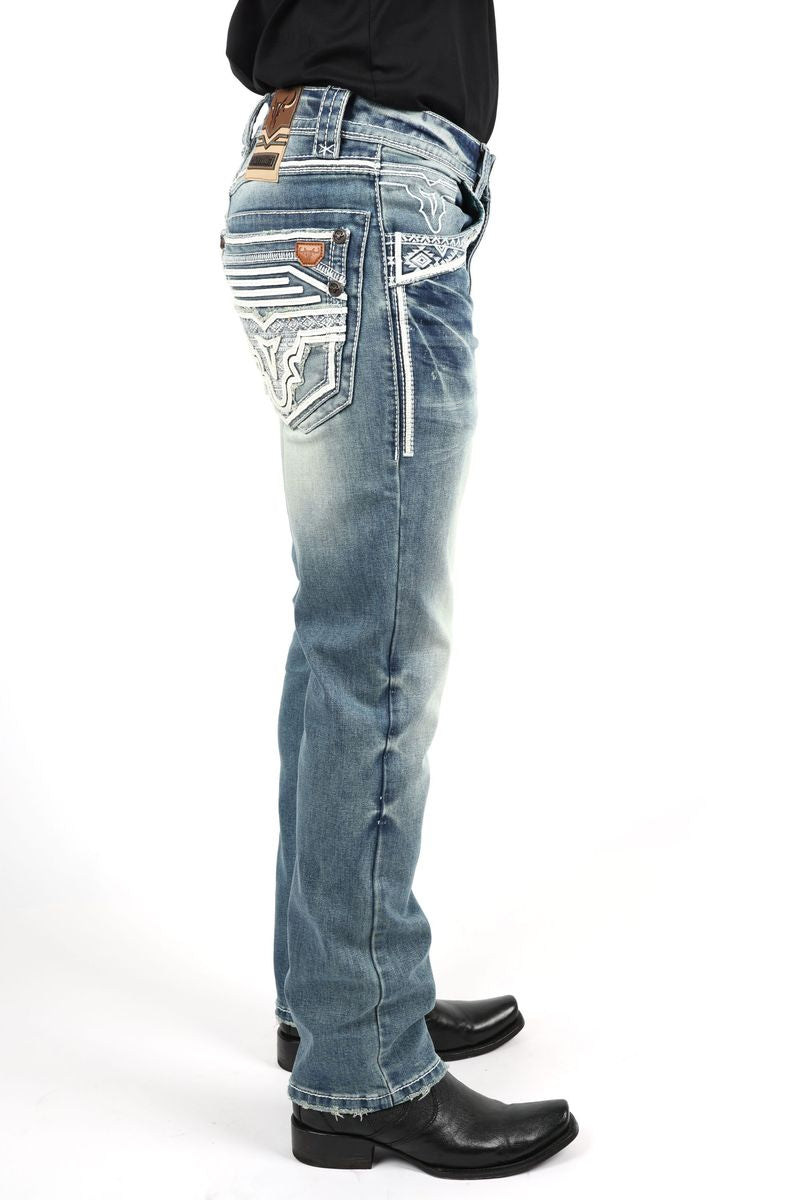 PHD9718 PLATINI TRIPLE STITCH SIGNATURE POCKET JEANS