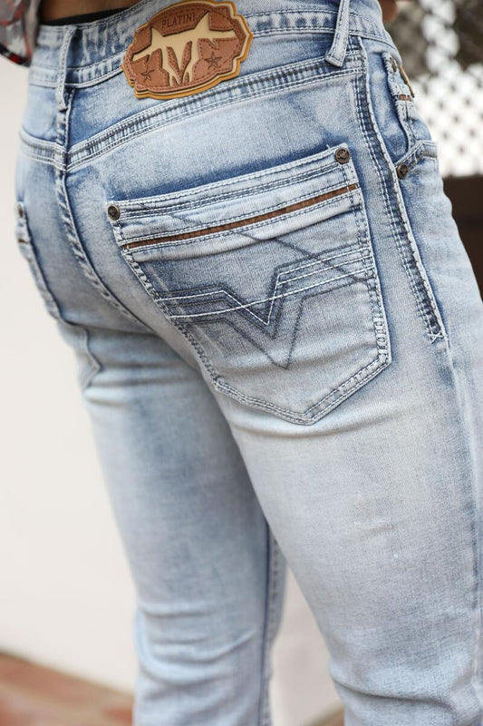 CBJ8491 PLATINI LIGHT BLUE PREMIUM JEANS