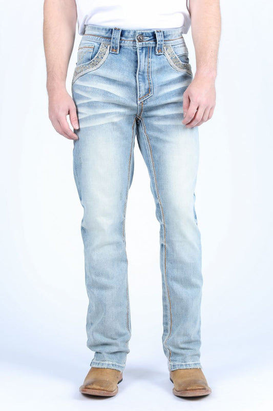 PHD9717 PLATINI TRIPLE STITCH SIGNATURE POCKET JEANS