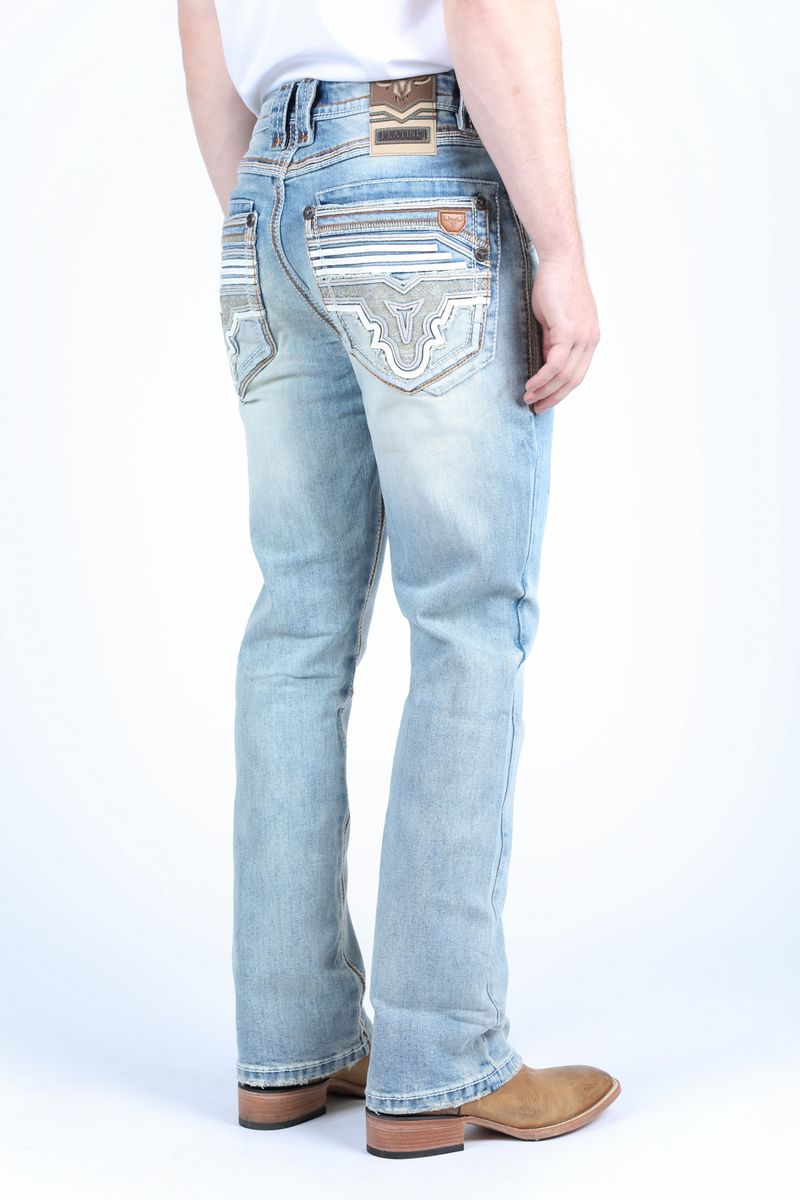 PHD9717 PLATINI TRIPLE STITCH SIGNATURE POCKET JEANS