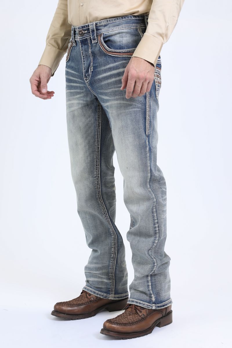 PHD10767 PLATINI TRIPLE STITCH SIGNATURE POCKET JEANS