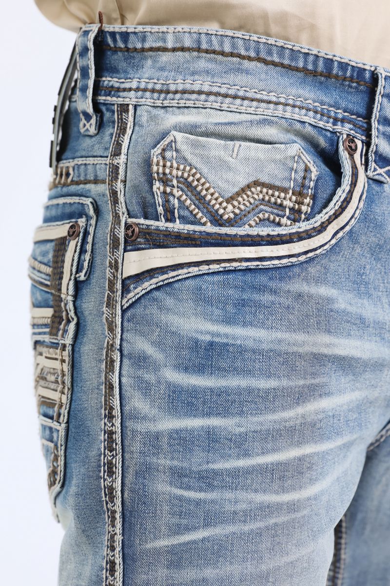 PHD10762 PLATINI TRIPLE STITCH SIGNATURE POCKET JEANS