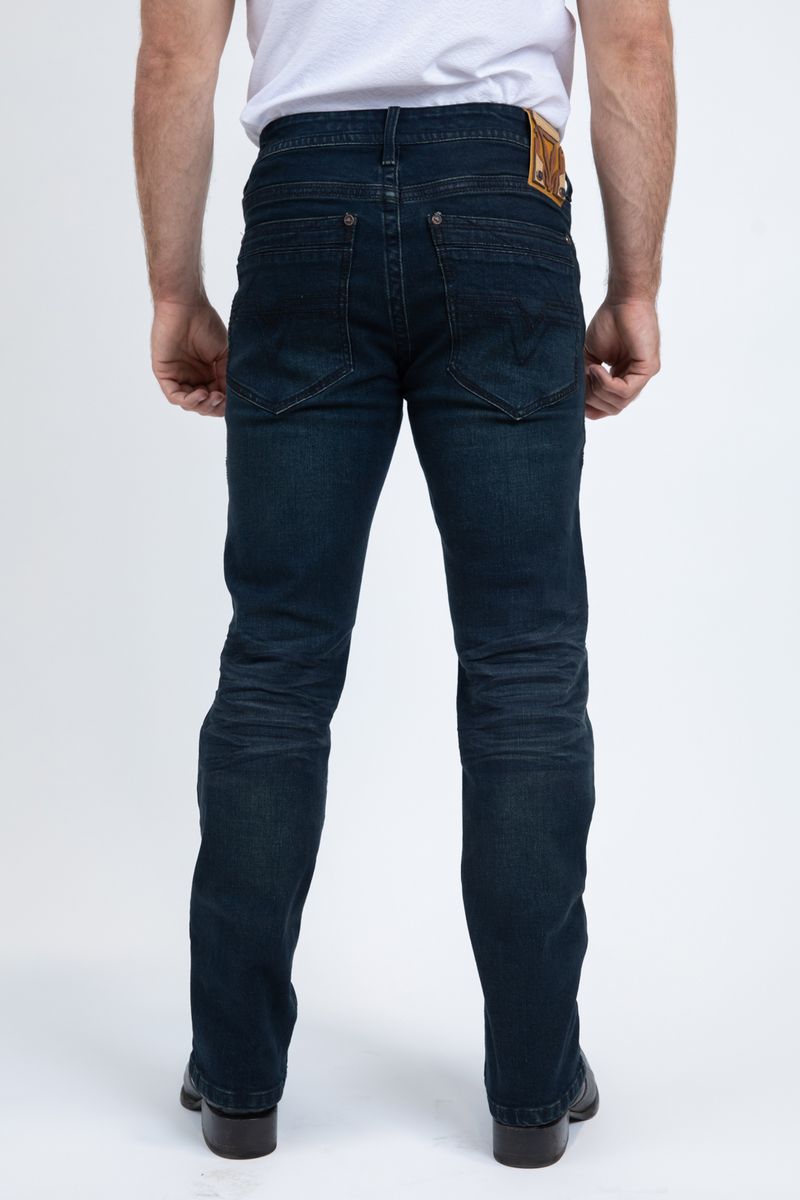 CBJ10699 PLATINI BOOT CUT DARK BLUE JEANS