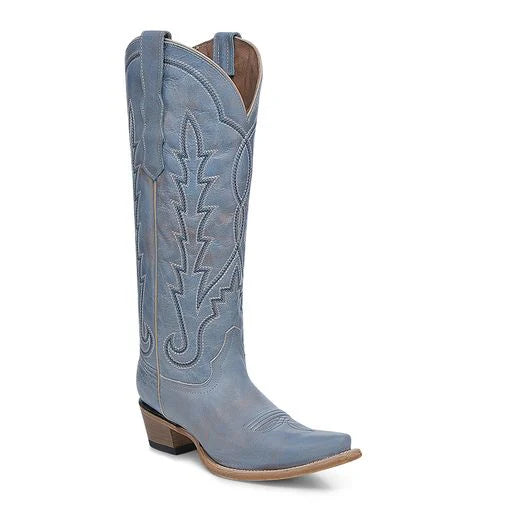 L6280 CIRCLE G WOMENS BLUE TALL BOOTS