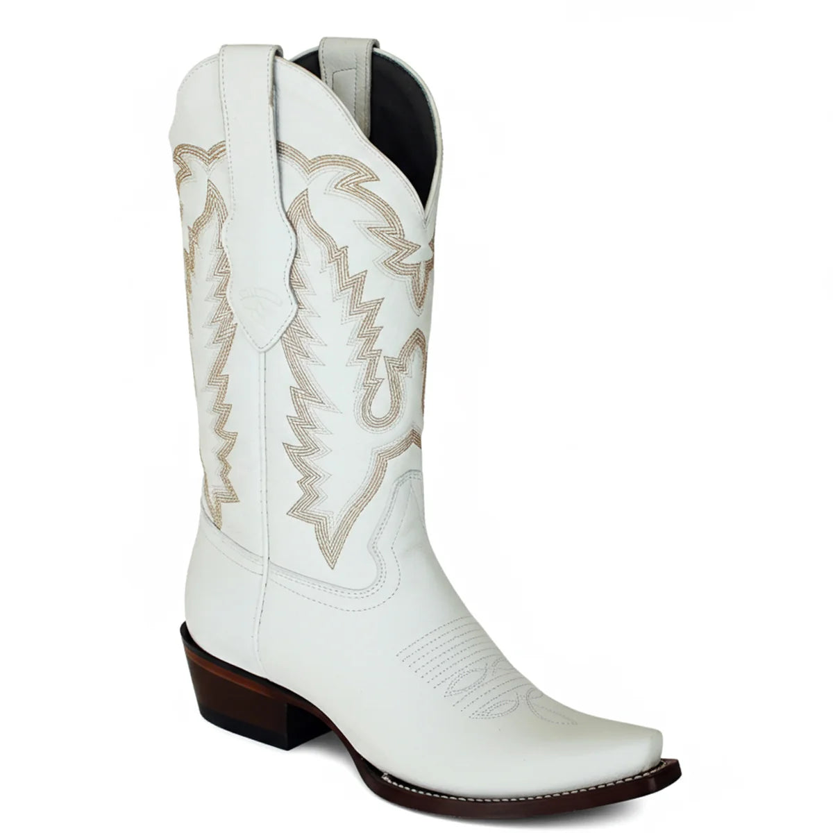34M8328 LOS ALTOS DEER COWGIRL WHITE BOOTS