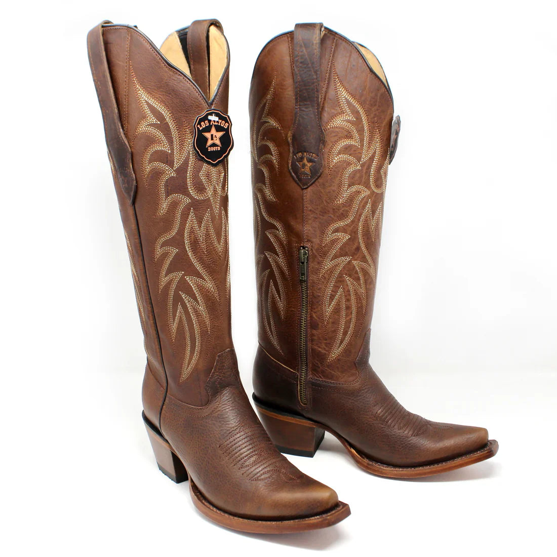 3819940 LOS ALTOS LD SNIP TOE TALL SHAFT RAGE WALNUT BOOTS