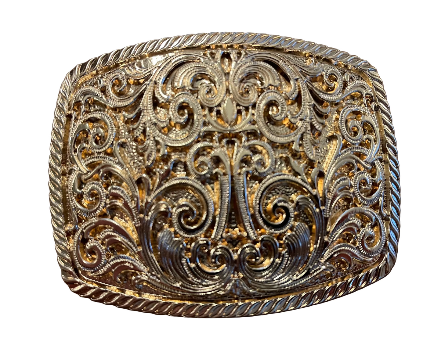 DGR014 DOUBLE G RANCH BELT BUCKLE WOMENS ROSE GOLD