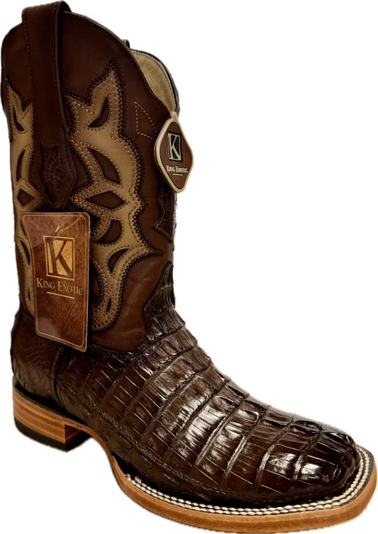 48220116 LOS ALTOS CAIMAN TAIL EXOTIC COWBOY BOOT