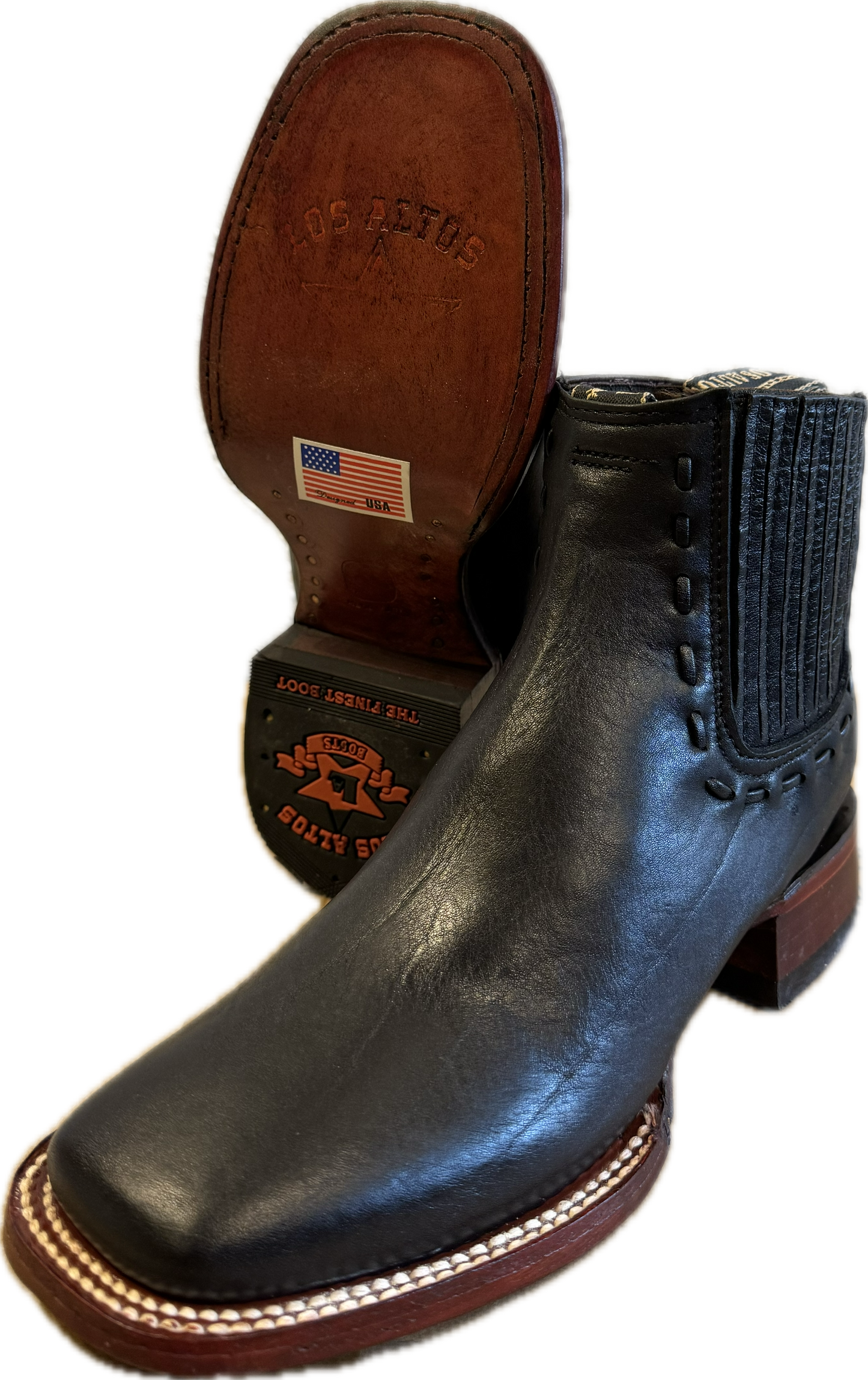 32B2105 LOS ALTOS ANKLE BLACK BOOTS WM