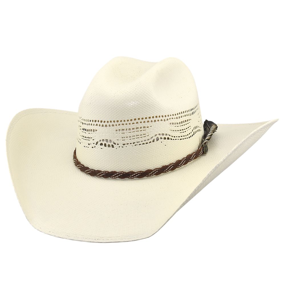 JS1030BRCK44 JUSTIN 20X BRUSHCREEK COWBOY HAT
