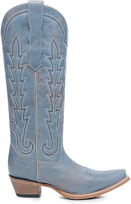 L6280 CIRCLE G WOMENS BLUE TALL BOOTS