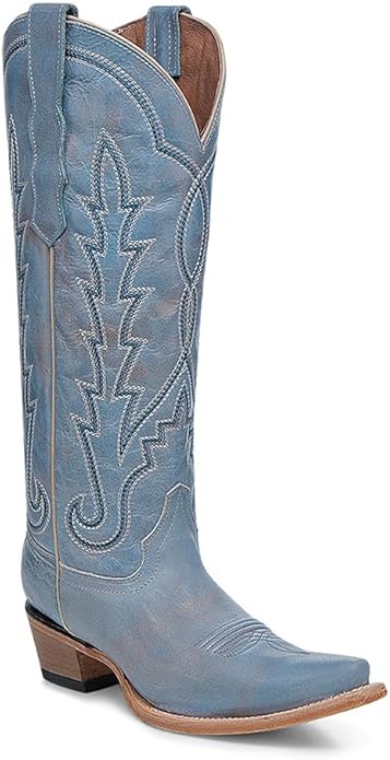 L6280 CIRCLE G WOMENS BLUE TALL BOOTS