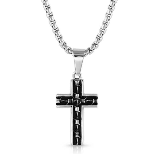 NC5602 NC BARBWIRE CROSS