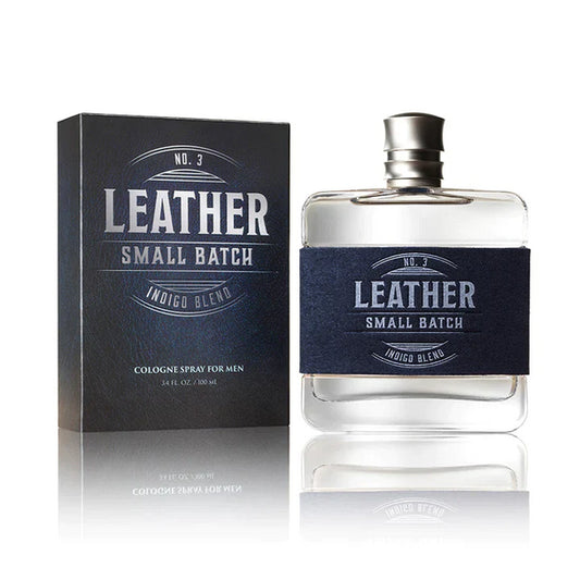 TRU LEATHER INDIGO BLEND No. 3 COLOGNE SPRAY 3.4 oz