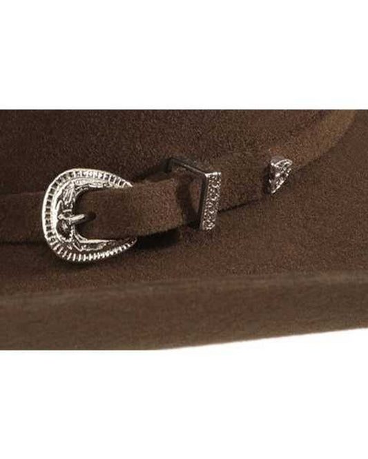 JF0342RDEO40 JUSTIN 3X RODEO BROWN FELT HAT