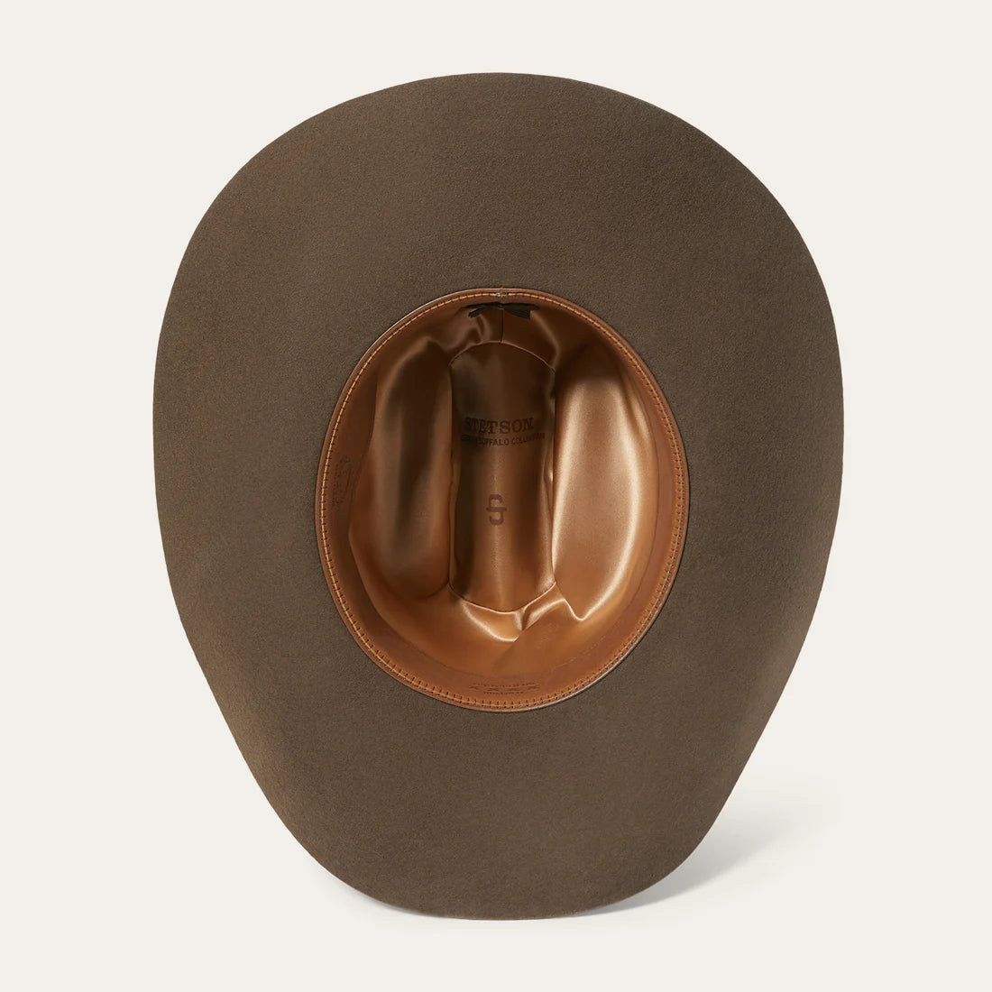 SBPWRV-754023 STETSON 4X POWDER RIVER BUFFALO FUR FELT HAT MINK