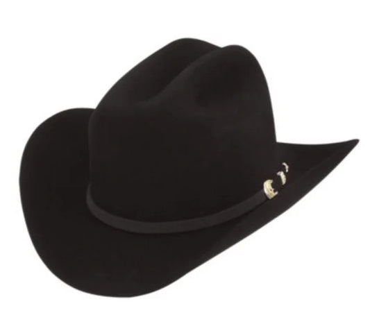 MF0665REAL40 LARRY MAHAN 6X BLACK FELT HAT