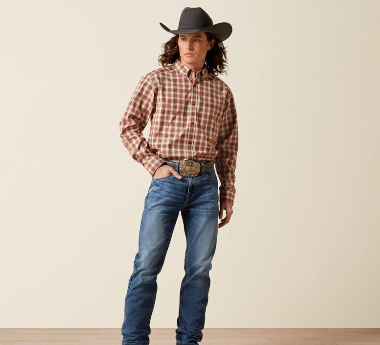 10065923 ARIAT M7 SLIM REBEL CLASSIC RISE STRAIGHT LEG JEANS-LIVERMORE