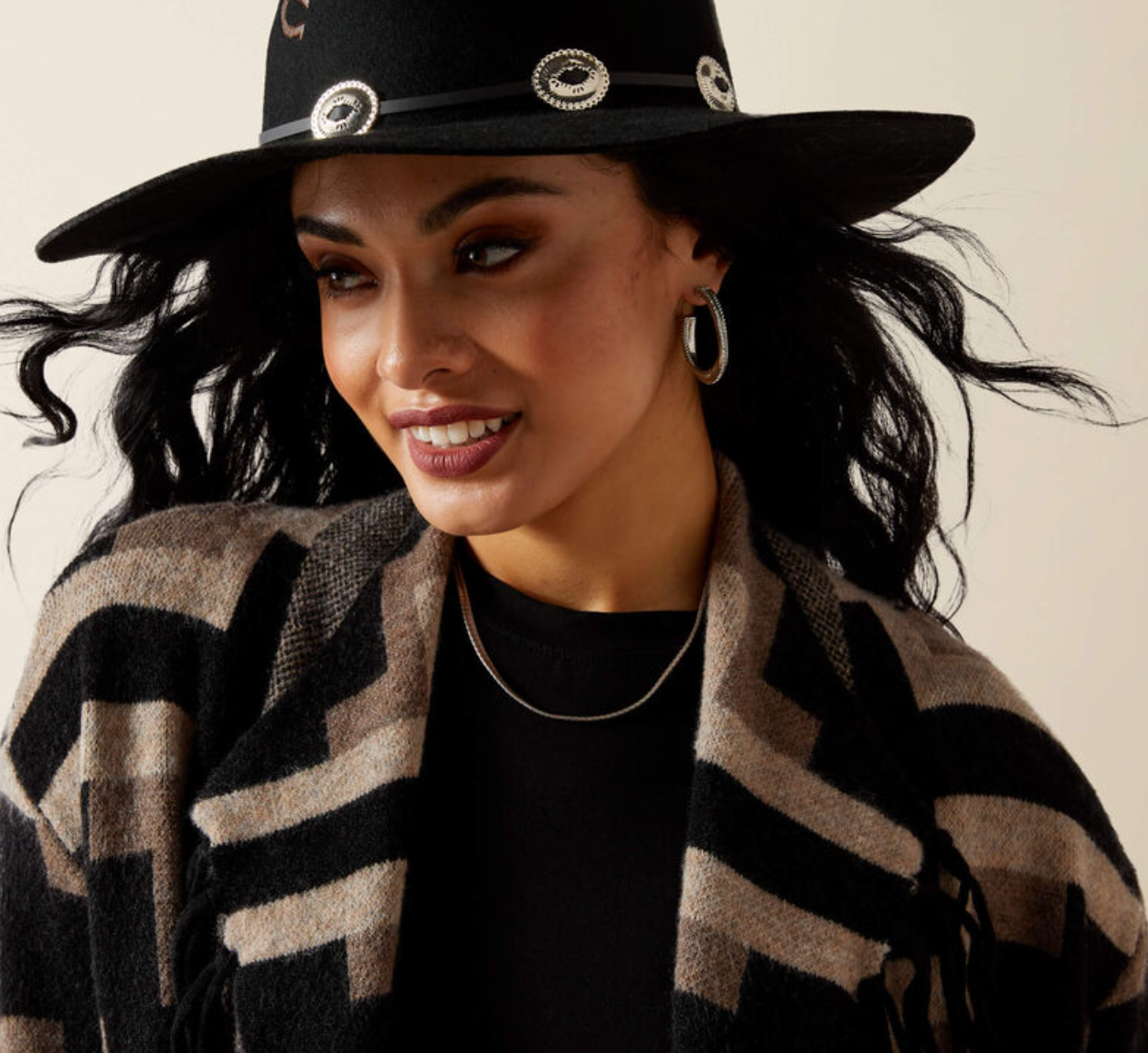 10065949 ARIAT WOMENS BARREL SWEATER COAT- NALA SOUTHWEST