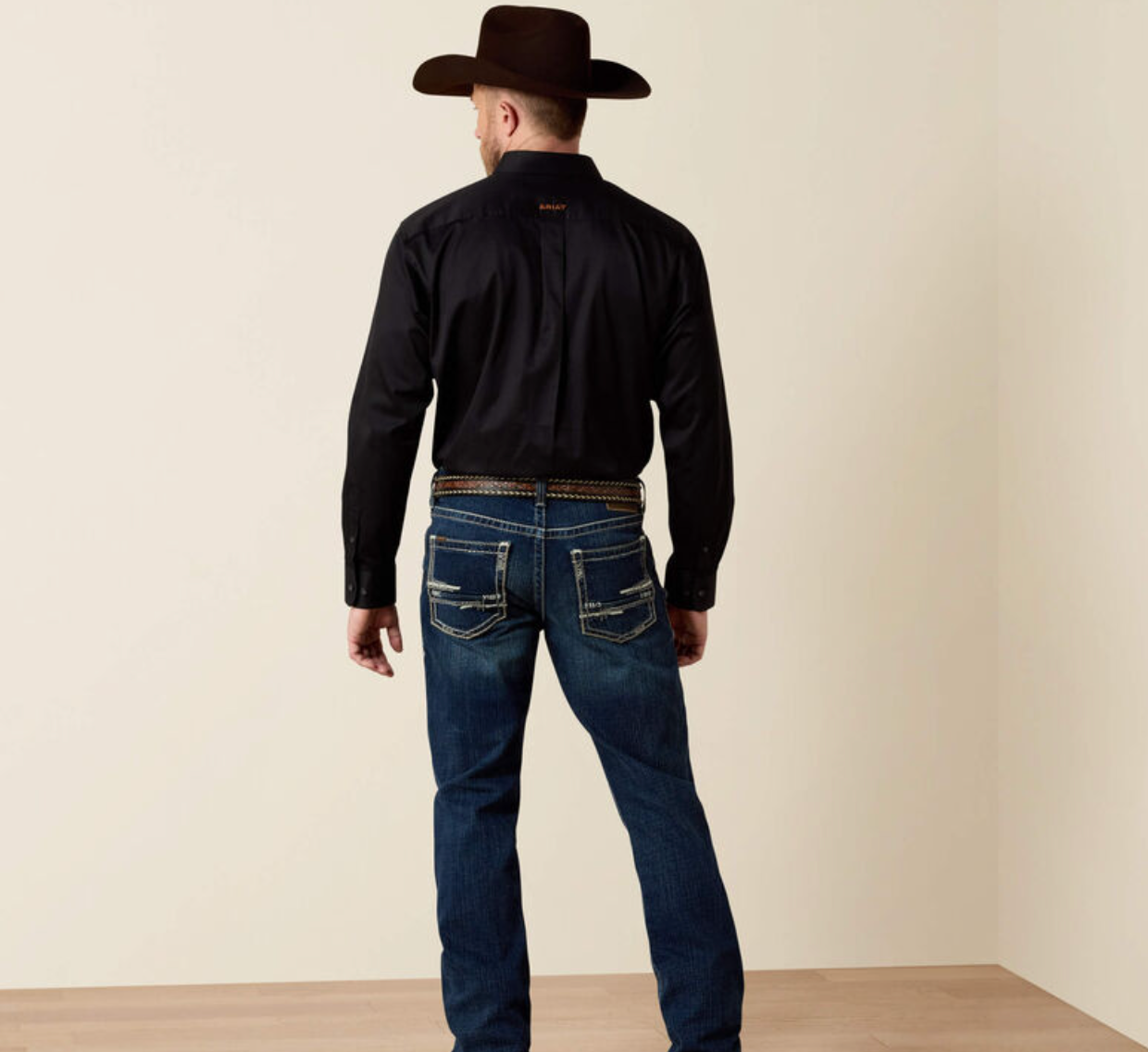 10021767 ARIAT M4 LOW RISE STRETCH ADKINS BOOT CUT JEAN -TURNOUT