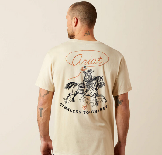 10065893 ARIAT ROPER'S DELIGHT T-SHIRT- NATURAL