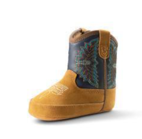 A442003808 ARIAT FUTURITY STYLE LIL’ STOMPERS INFANT BOOTS TAN