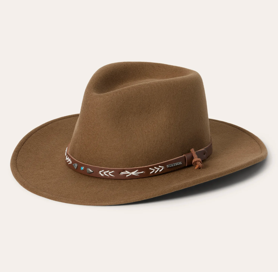 SWSTFE-8132B5LO SANTA FE OUTDOOR HAT STETSON- DRIFTWOOD