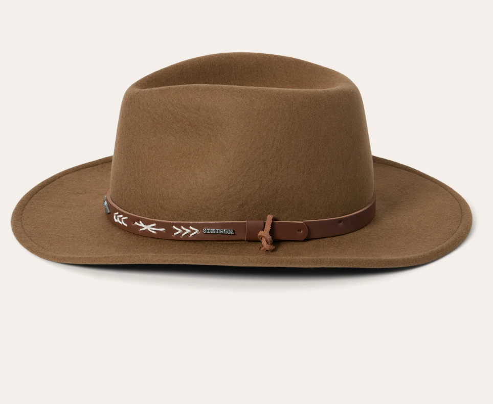 SWSTFE-8132B5LO SANTA FE OUTDOOR HAT STETSON- DRIFTWOOD