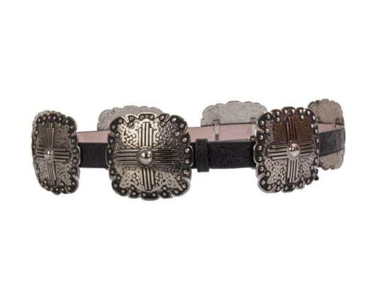 DA3660 ANGEL RANCH WOMEN'S LARGE CONCHO WESTERN BELT