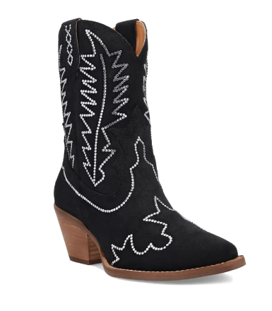 DI2376 DINGO TINY PONY BLACK BOOTS
