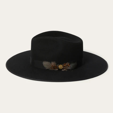 TWMDNTB103607S0 STETSON MIDTOWN B HAT- BLACK
