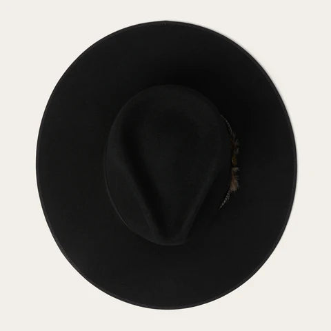 TWMDNTB103607S0 STETSON MIDTOWN B HAT- BLACK