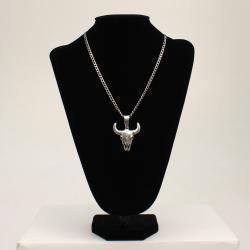 32148 BULL SKULLHEAD NECKLACE
