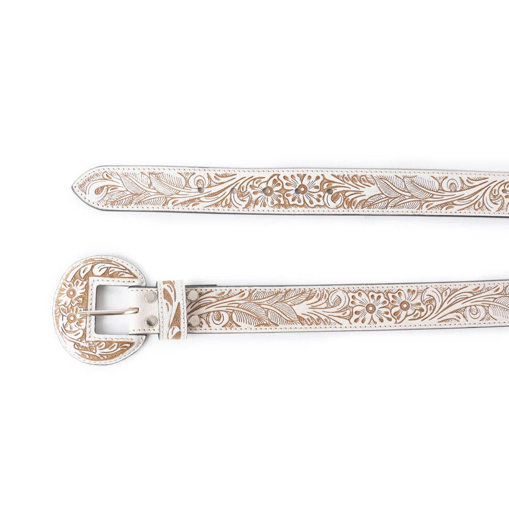 Talon High Desert Women's Belt In White: White / Small