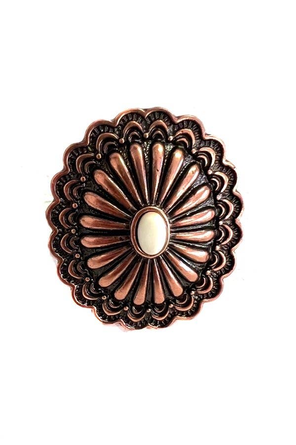 WESTERN CUFF RING: SILVER