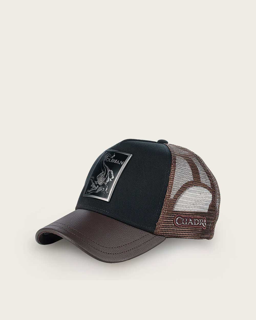 CC117 CUADRA CHOCOLATE CAP - CAIMAN METAL PATCH