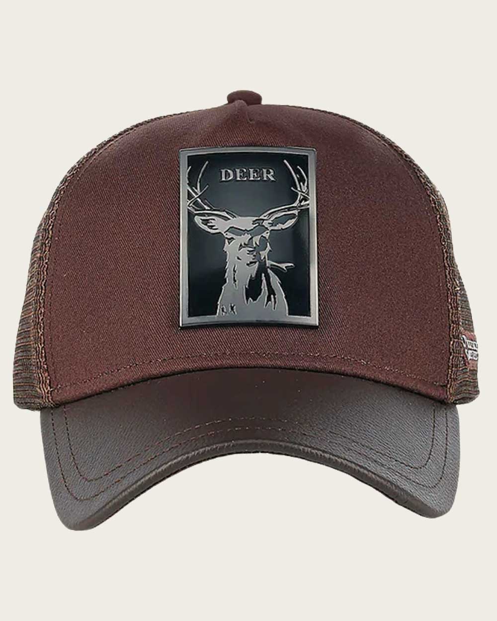 CC115 CUADRA CHOCOLATE CAP - DEER METAL PATCH