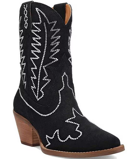 DI2376 DINGO TINY PONY BLACK BOOTS