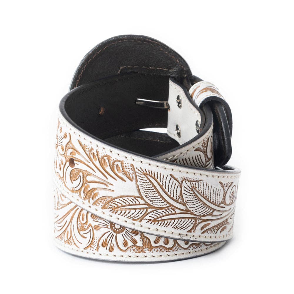 Talon High Desert Women's Belt In White: White / Small