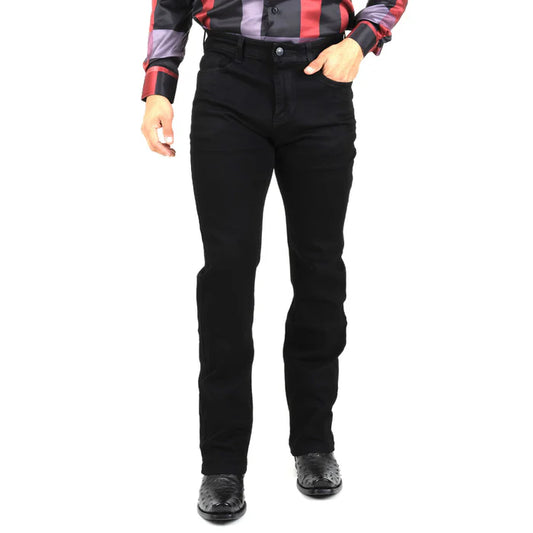 BCJ7843 PLATINI HOLT JET BLACK PANTS