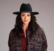 11-096-0539-7031 Women's Blazer Stetson Novelty Solid Navy Aztec