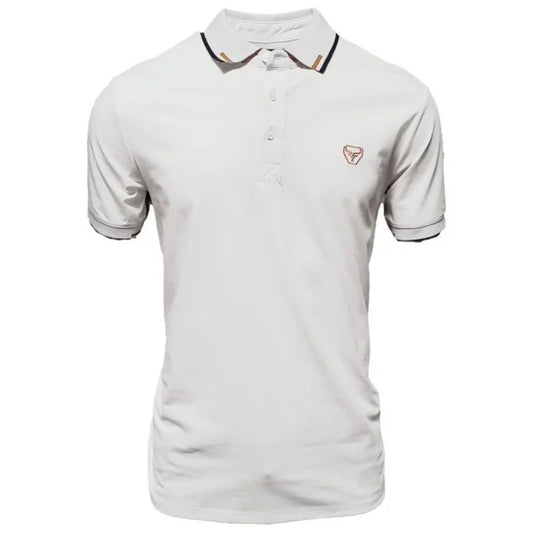 LAM28214 LAMASINI WHITE SHORT SLEEVE SHIRT