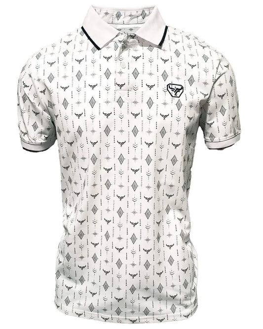 LAM28215 LAMASINI WHITE SHORT SLEEVE SHIRT