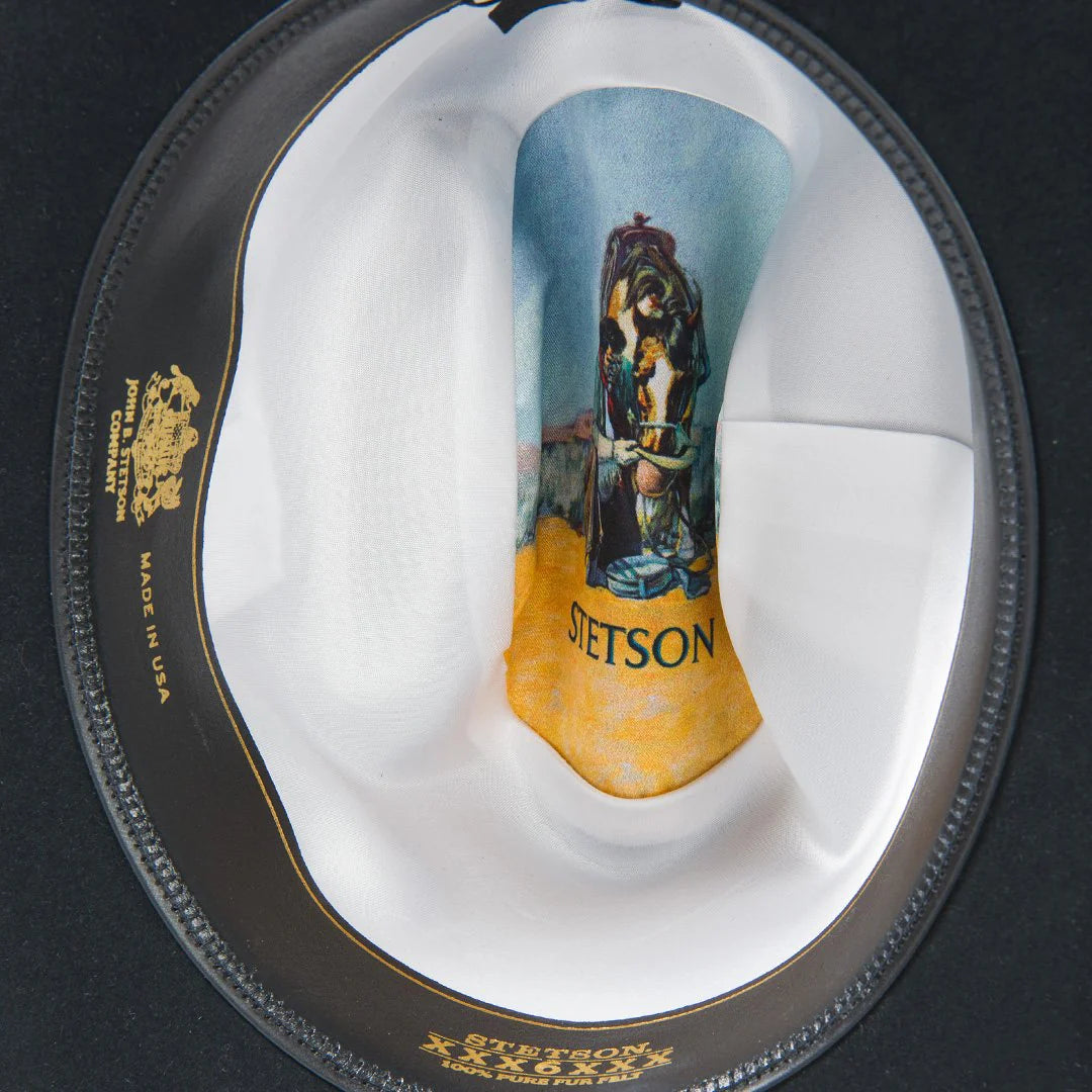 SFSKYL-7242-07 STETSON 6X SKYLINE COWBOY BLACK FELT HAT