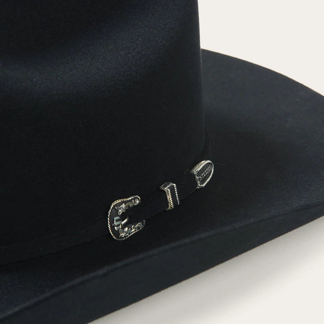 SFSKYL-7242-07 STETSON 6X SKYLINE COWBOY BLACK FELT HAT